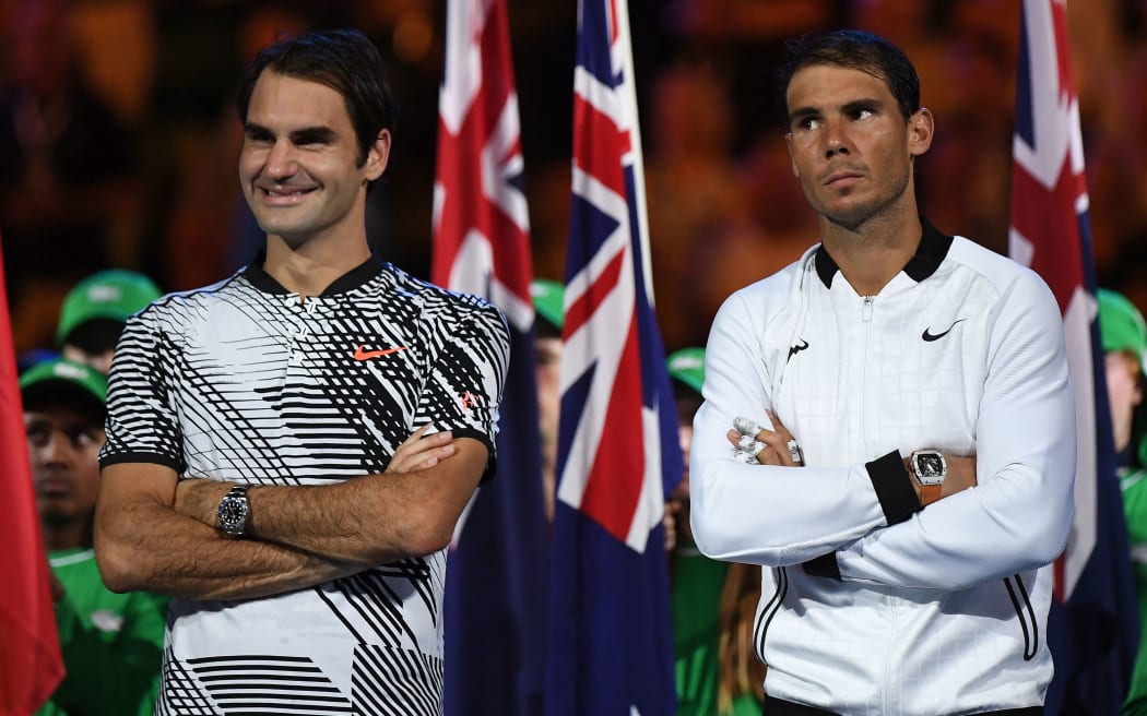 Roger Federer and Rafael Nadal 2017 Australian Open.