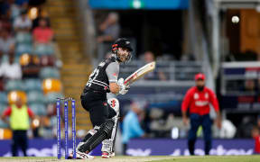 New Zealand captain Kane Williamson in action against England at the ICC Men’s T20 World Cup, 2022.