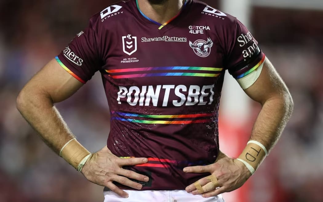 The Manly Pride jersey still looms over rugby league. (Getty Images: Cameron Spencer)