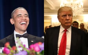 Barack Obama and Donald Trump