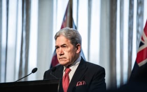 Deputy Prime Minister Winston Peters on on 24 November, 2023.