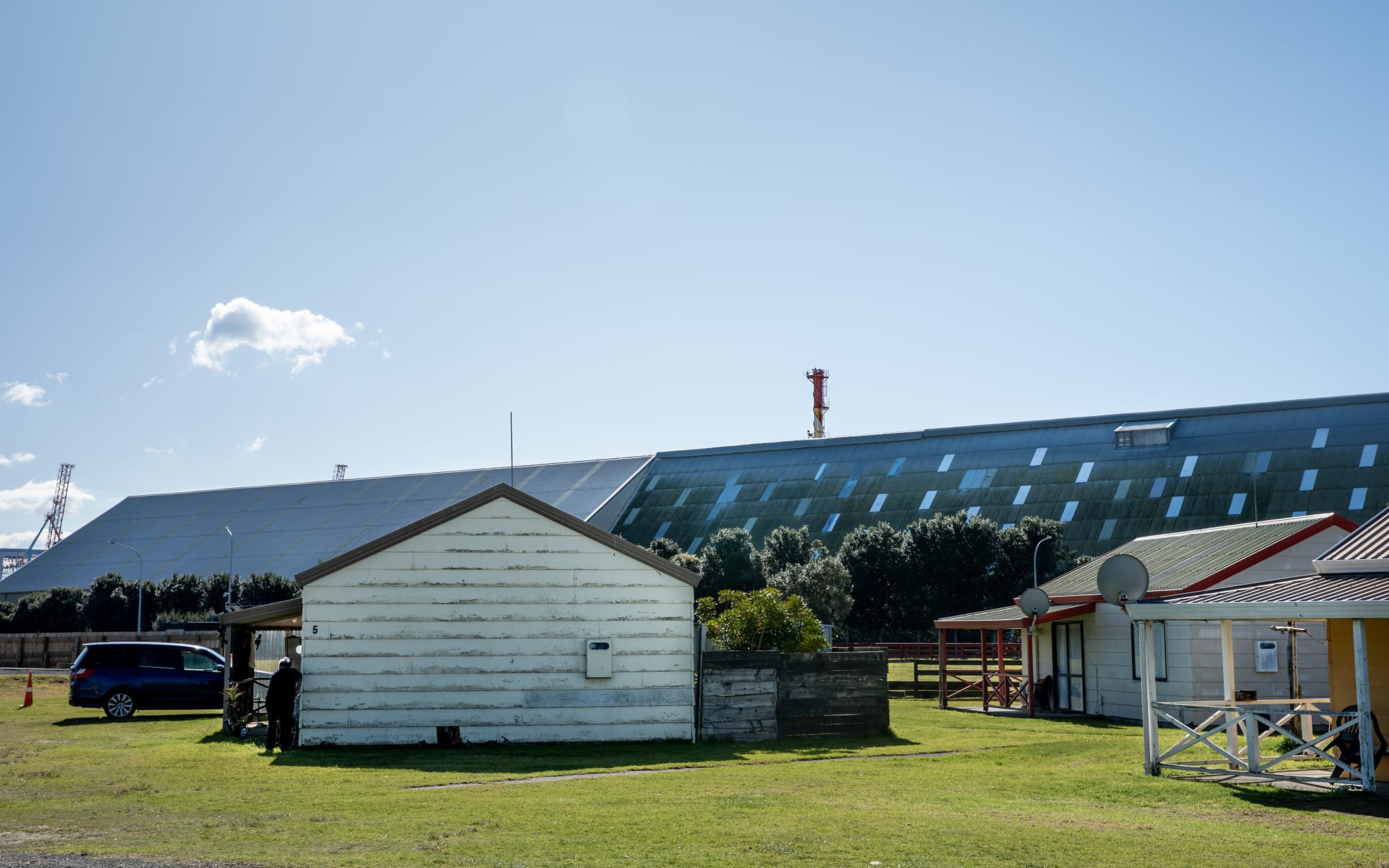 The residences at Whareroa Marae