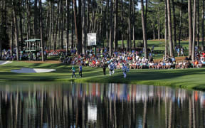 The 16th hole at Augusta National Golf Club.