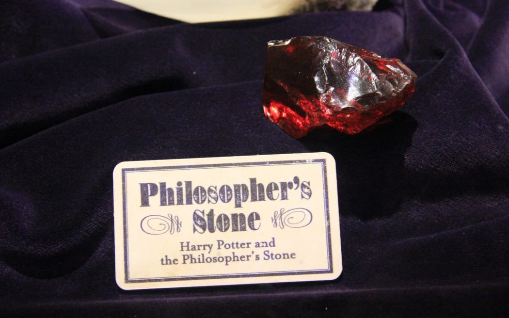 The Philosopher's Stone as shown during a Warner Bros Studio tour on the Making of Harry Potter