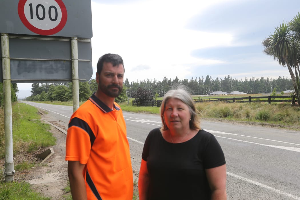 Methven resident Mark Harris and Ashburton deputy mayor Liz McMillan are pleading with Waka Kotahi NZ Transport Agency (NZTA) to urgently review the speed limit of a portion of highway north of Methven.