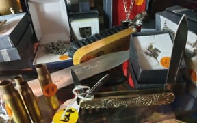 Nazi memorabilia at Just Plane Interesting Antiques and Collectables in west Auckland