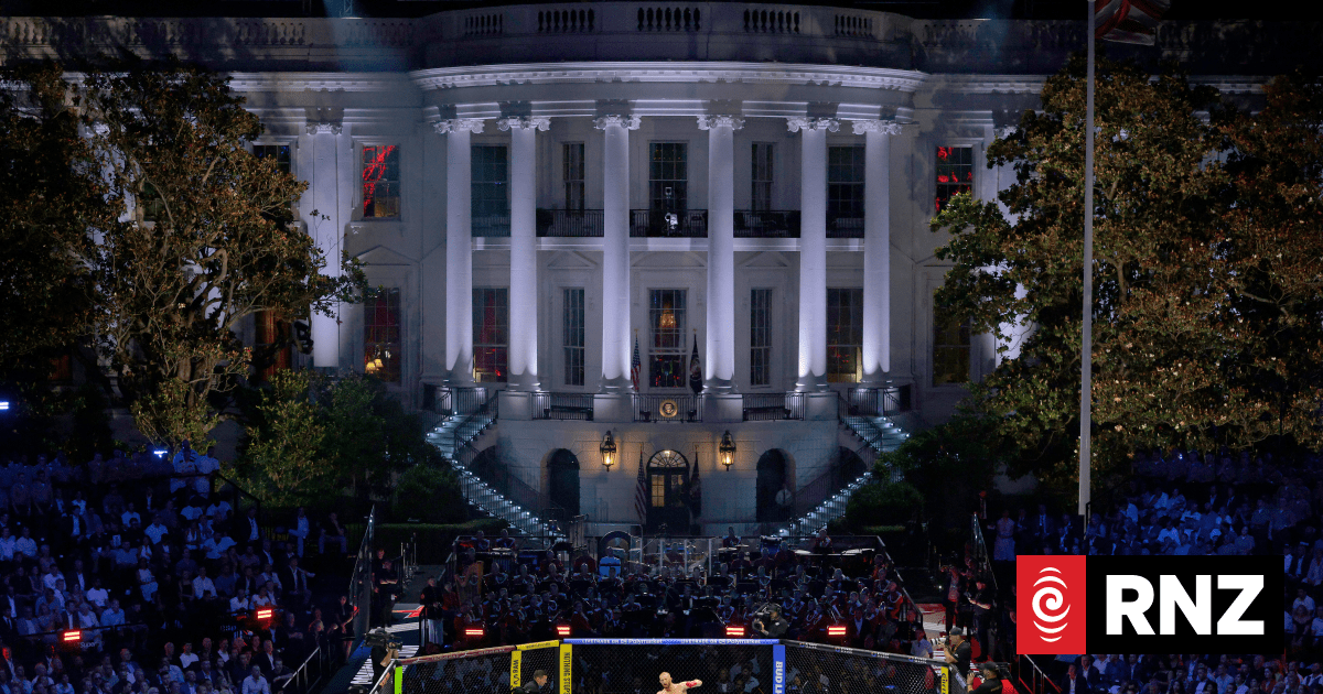 UFC Freedom 250: Cyril Gane, Justin Gaethje crowned champions at Trump’s White House event