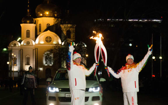 The Winter Olympic torch relay.