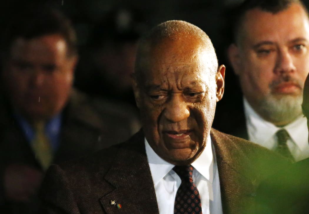 Comedian Bill Cosby leaves the Montgomery County courthouse after Pre-trial hearings in the sexual assault case against him in Norristown, Pennsylvania 3 February 2016.