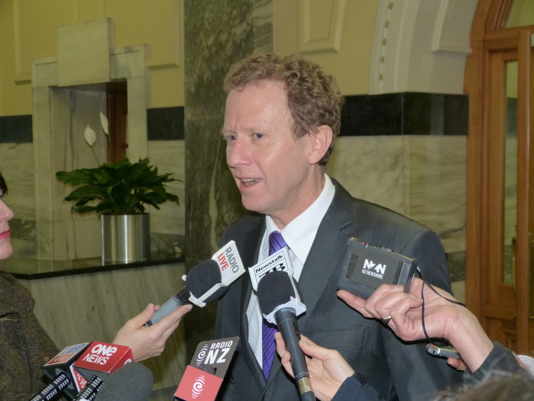 Russel Norman speaks to reporters after the release of the IPCA report