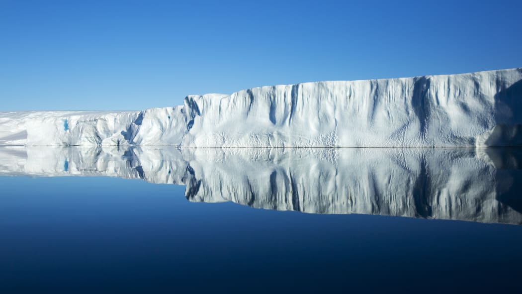 Ice cliff near Mawson.