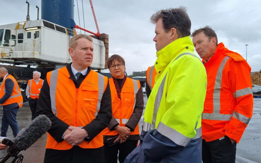 Chris Hipkins in New Plymouth