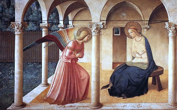 Annunciation by Fra Angelico (San Marco Museum, Florence)