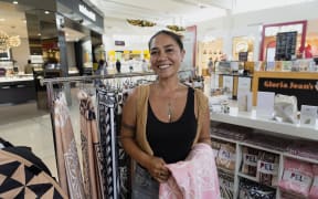 Pacific business owner and 'Polytreneur' Noeleen Tuala is celebrating the recent milestone of setting up a kiosk in Manukau Westfield Mall.