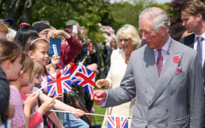 Prince Charles and Camilla greet fans in New Plymouth