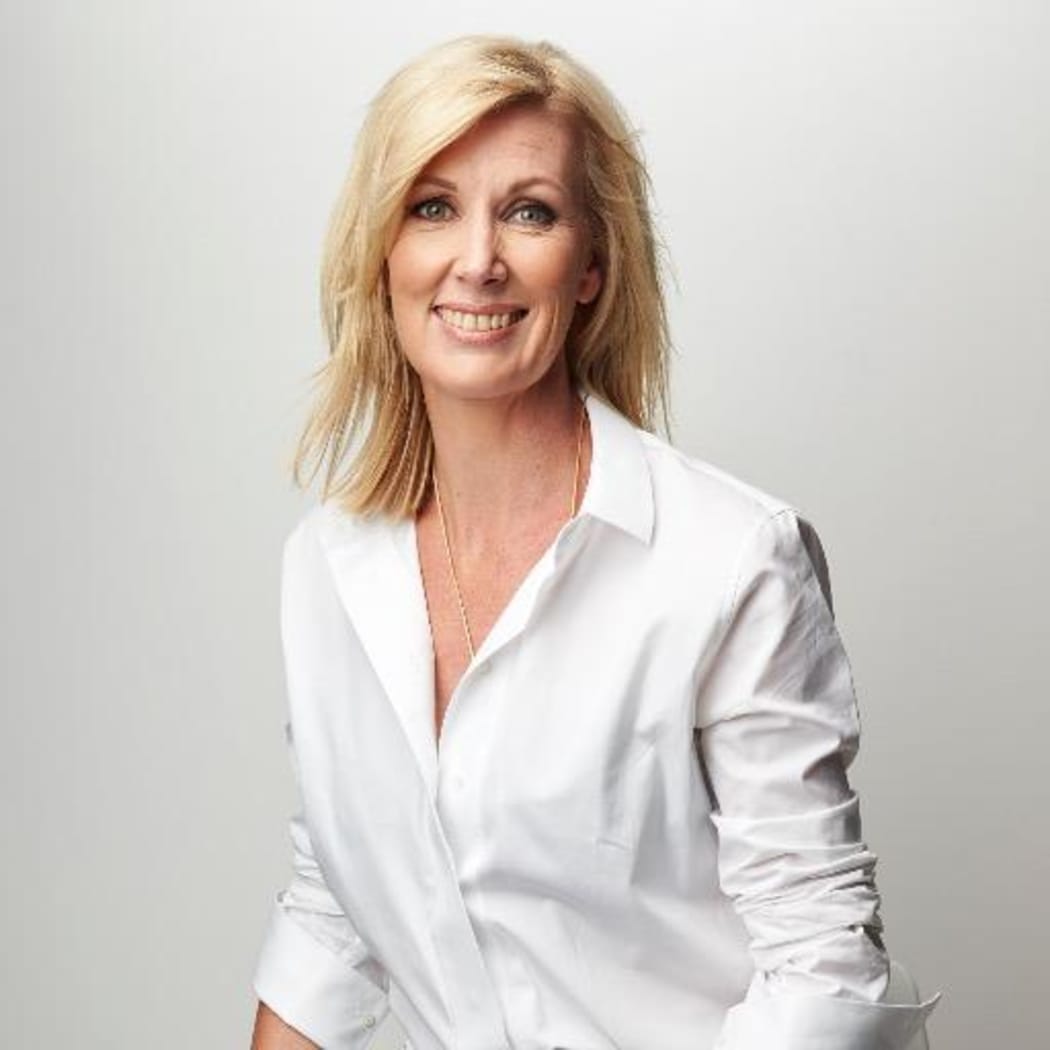 A portrait of broadcaster Rachel Smalley