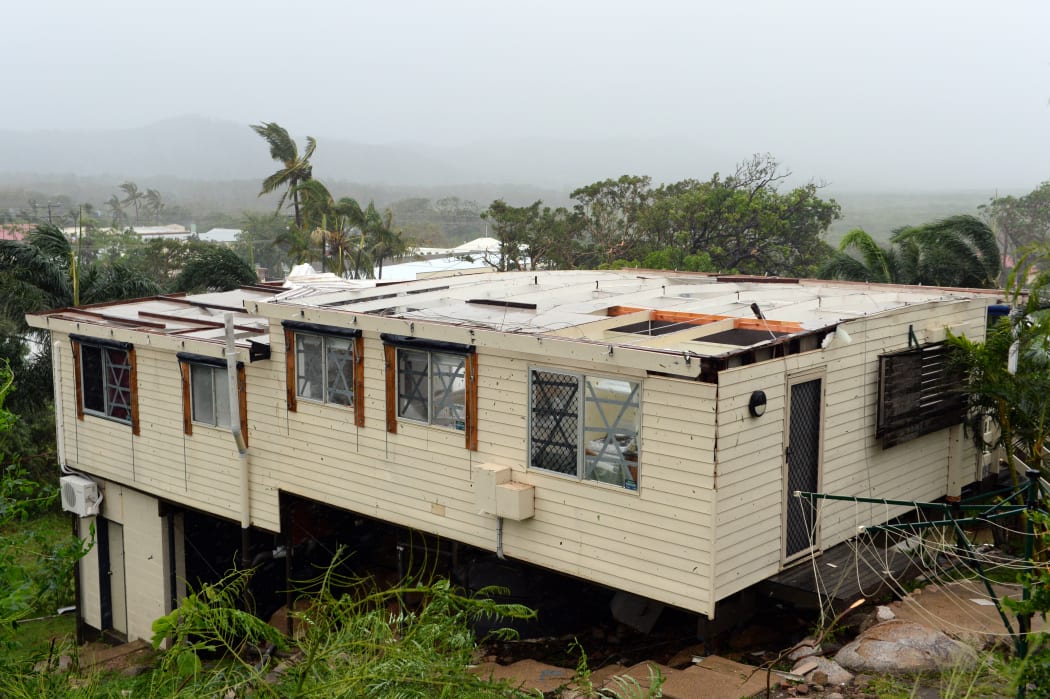 Houses in Cooktown were damaged.