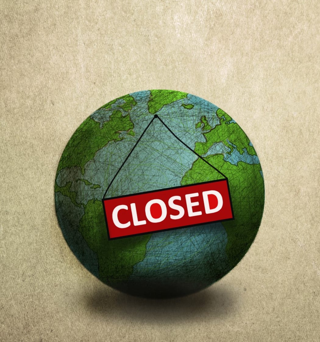 Lockdown, conceptual illustration. (Photo by Fanatic Studio/Gary Waters/SCIEN / FST / Science Photo Library via AFP)