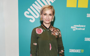 Halyna Hutchins at the 2018 Sundance Film Festival.