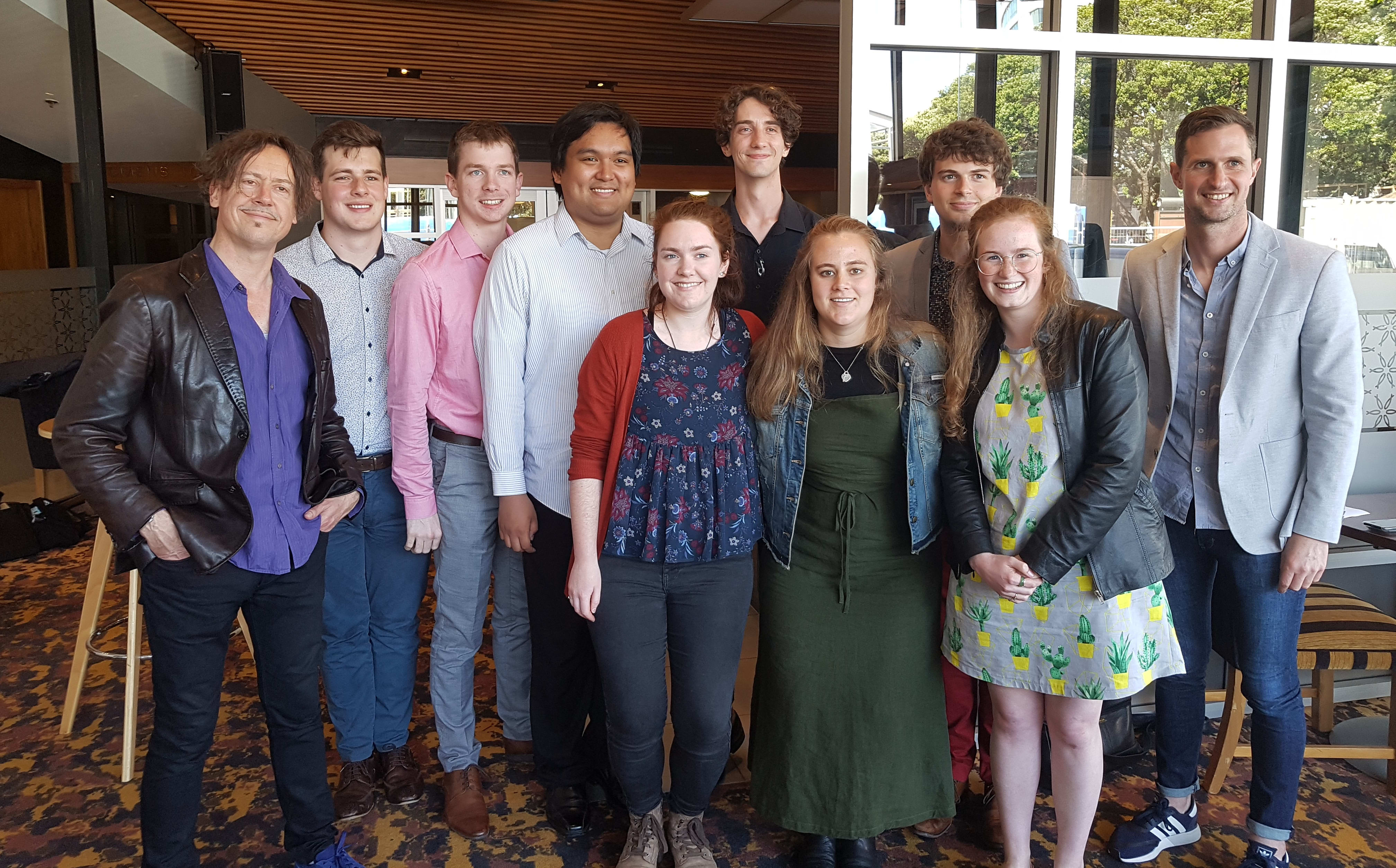 2018 Todd Young composers with Chris Gendall and Hamish McKeich