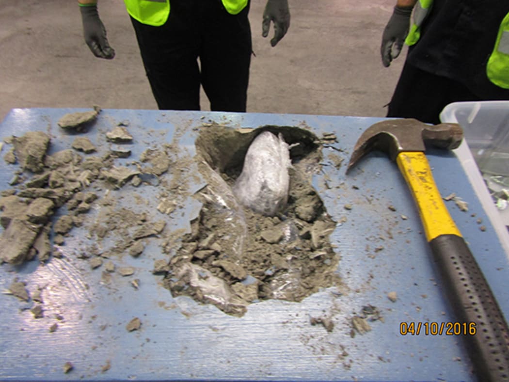 Officers destroyed the package and found the drugs inside.