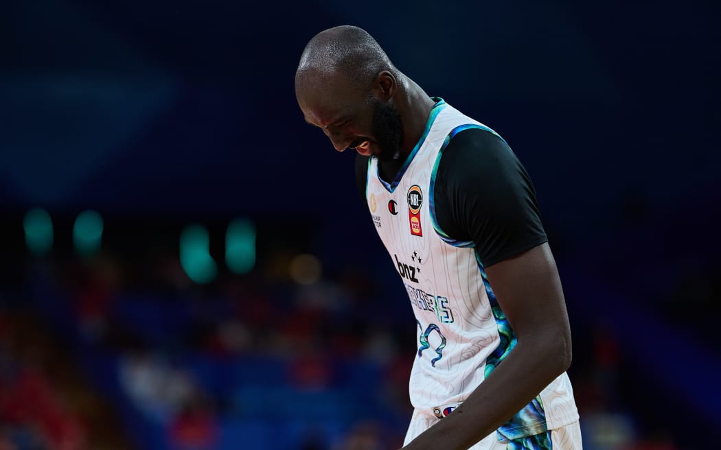 Tacko Fall of the New Zealand Breakers.