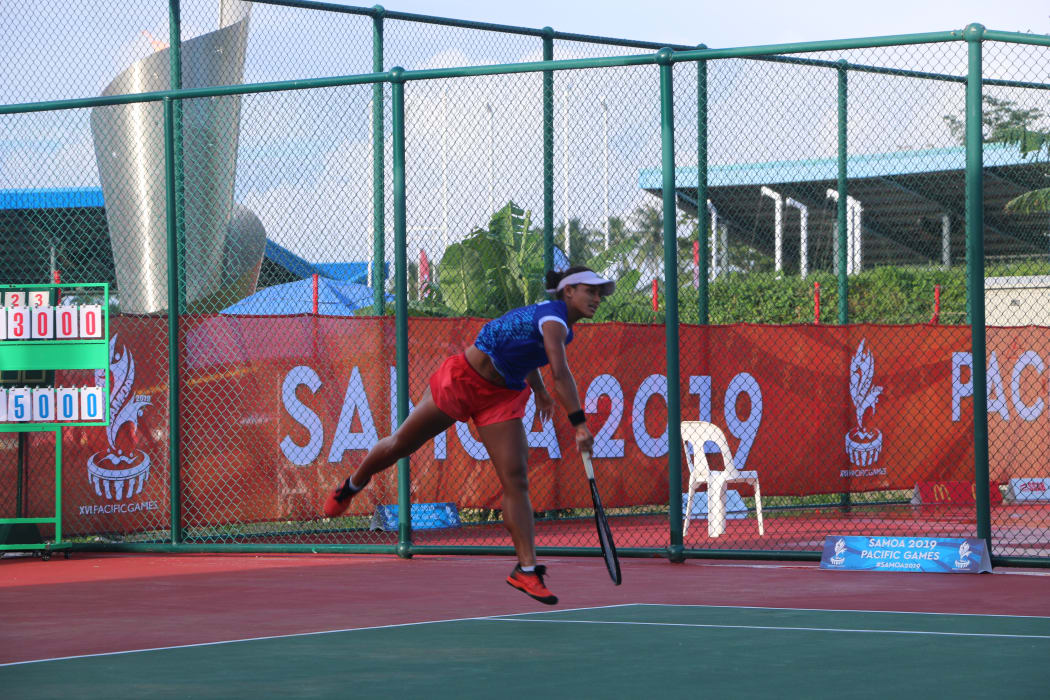 The tennis competition has faced regular late nights during the first week of the Pacific Games.