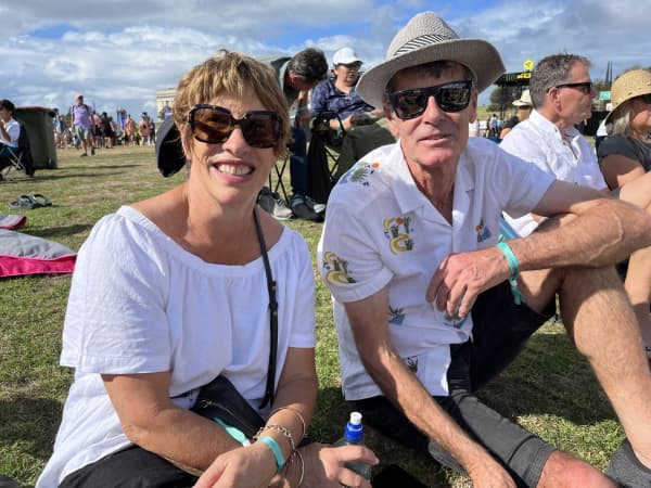 Toni O'Sullivan and Paul Lovejoy at Synthony in the Domain 2025