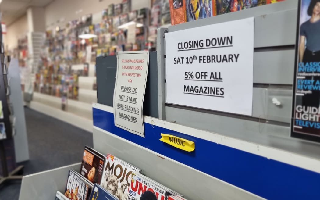 Mainly Magazines co-owner Les Marshall says the store hadn't recovered after Covid.
