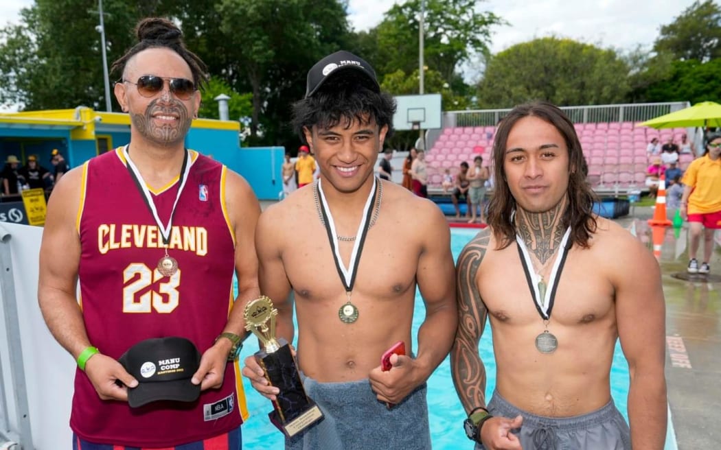 Luke Tihema (left) took out the bronze medal in 2022.