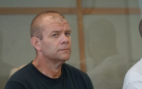 Lauchlan MacMillan at his sentencing in New Plymouth District Court 14 February
