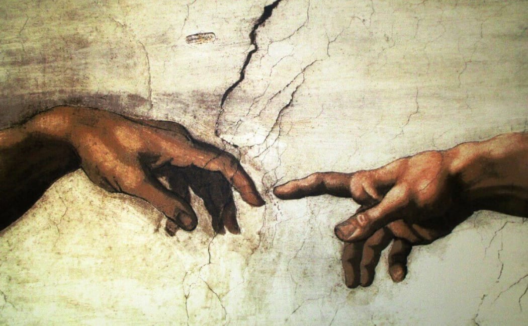 Detail of The Creation of Adam, by Michelangelo, Sistine Chapel (c. 1512)