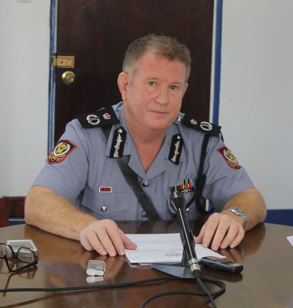 Tonga police commissioner, Steven Caldwell