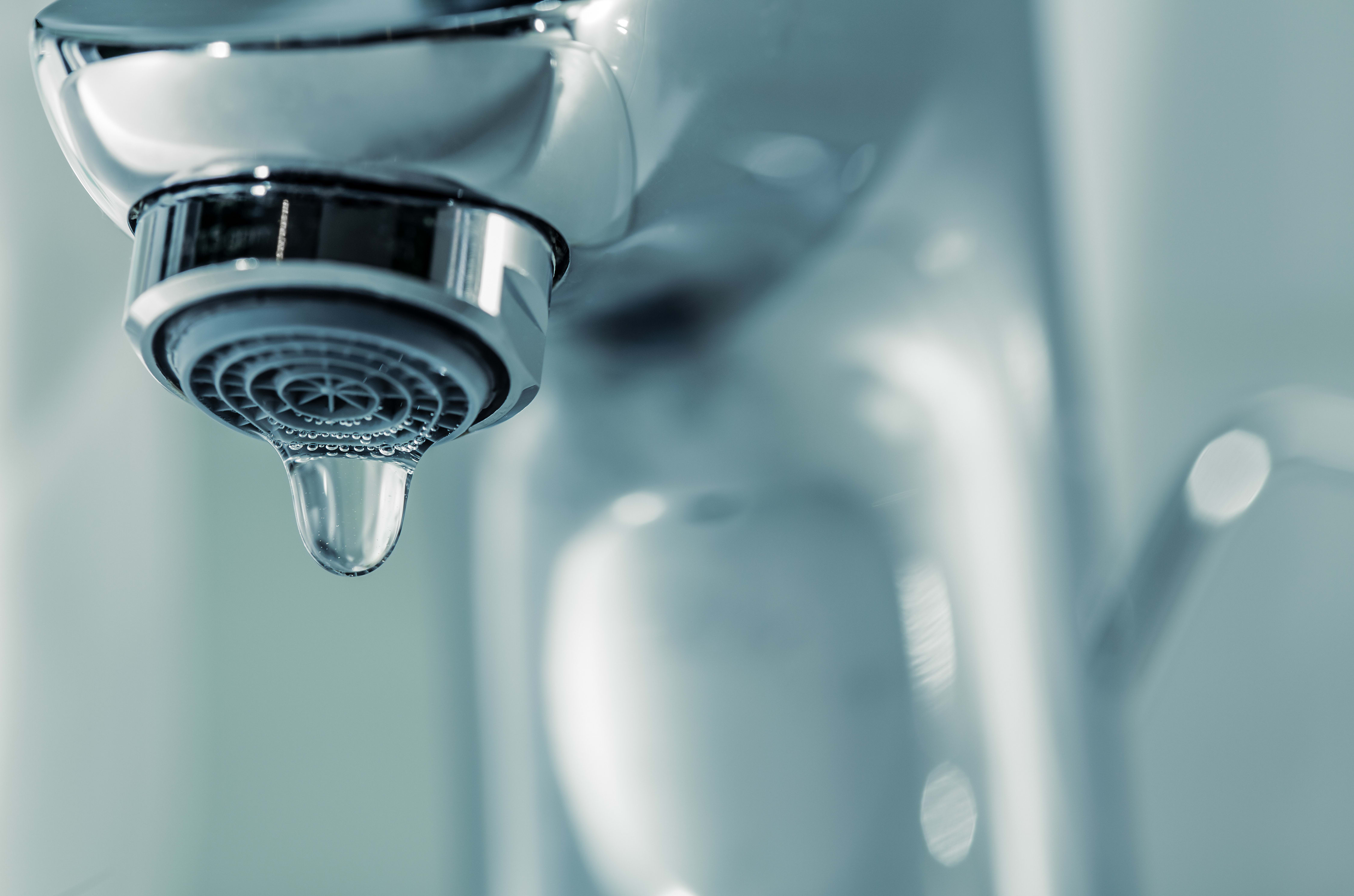 Tap dripping water.