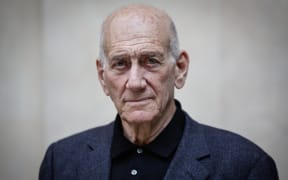 Israel's former prime minister Ehud Olmert poses for photograph before an interview with AFP (Agence France-Presse) in Paris on 9 June 2025.