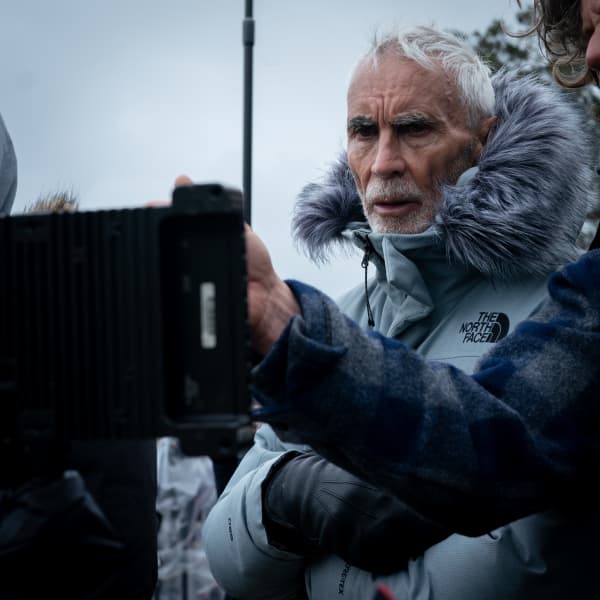 Lee Tamahori on location while filming "The Convert" in 2022.
Copyright Kirsty Griffin, 2022.