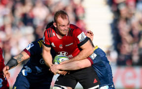 Tom Christie of the Crusaders during the Super Rugby Aotearoa, Crusaders V Highlanders, at Orangetheory Stadium, Christchurch, New Zealand, 9th August 2020. Copyright photo: John Davidson / www.photosport.nz