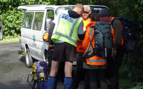 Rescuers at the scene