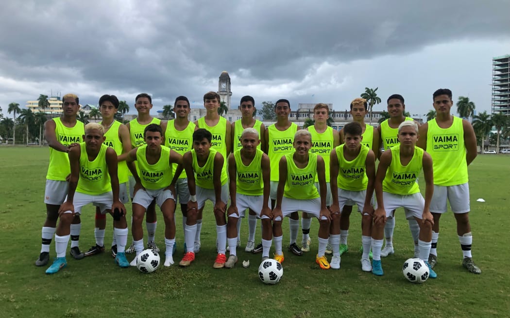 Tahiti Under-17 football team are in Suva to take part in the upcoming Oceania Football Confederation Championship .