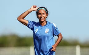 Fiji striker Trina Davis.