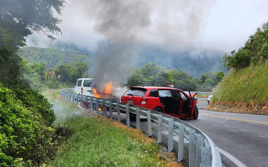 A three-car crash happened on Remutaka Hill on 27 December, 2023.