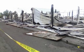 Fire destroys Savalalo Market In Samoa capital Apia