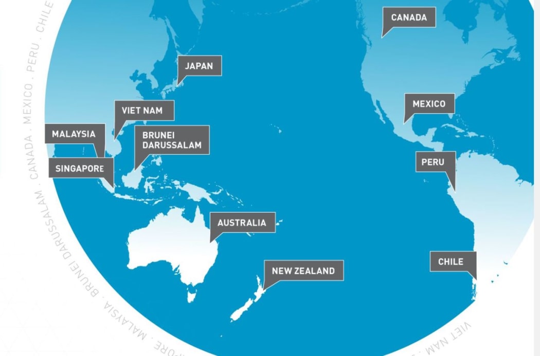 The CPTPP trade deal was signed by 11 Pacific rim countries in 2018.