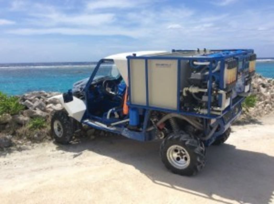 A GalMobile water purification donated to Papua New Guinea by Israel.