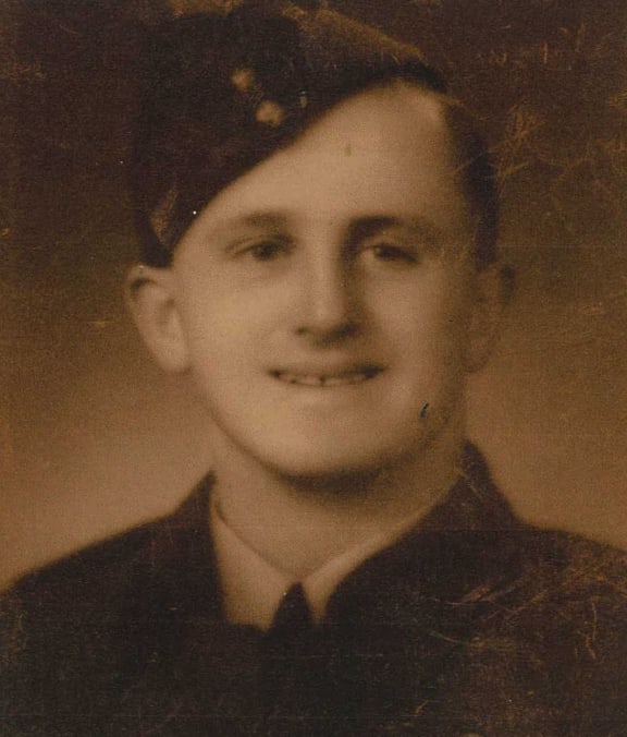 D-Day veteran Des Laurie in 1944.