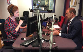 Andrew Little speaks to Susie Ferguson in the Wellington studio.