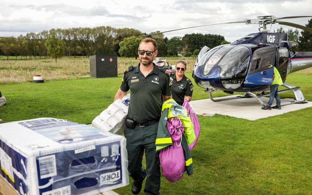 Dropping off medical supplies to east coast after Cyclone Gabrielle
