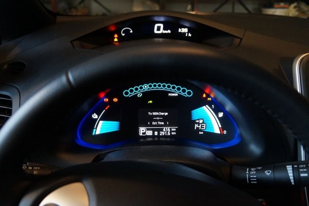 Nissan Leaf dashboard (Pixabay CC0 Creative Commons)