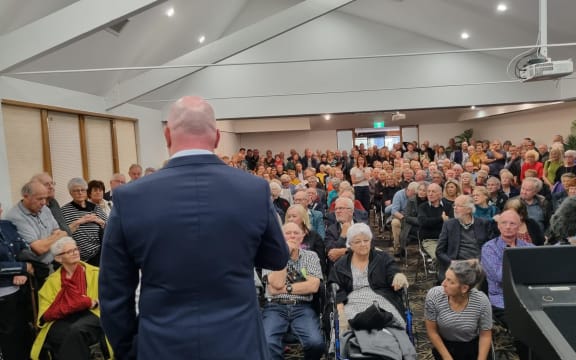 Christopher Luxon in New Plymouth