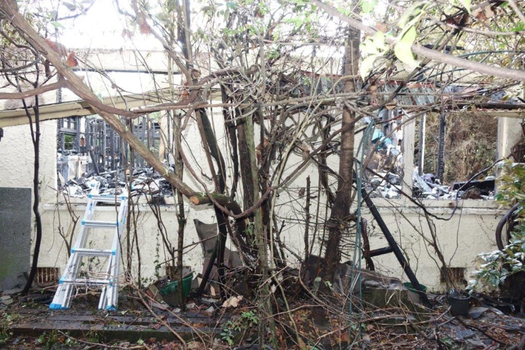One person died in the fire at this Stoke home.
